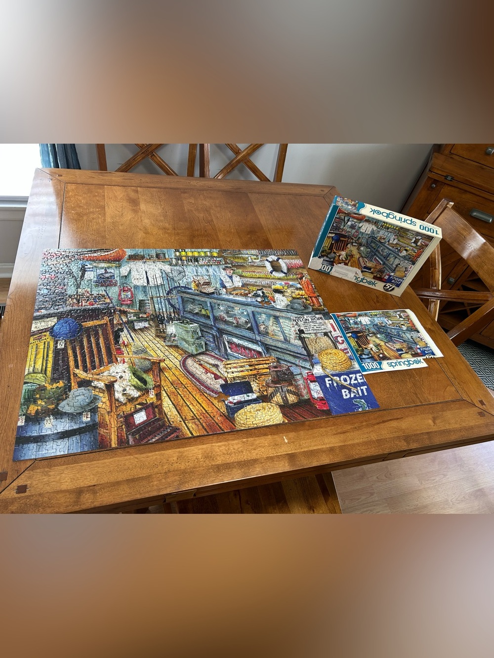 Springbok 1000 Piece Jigsaw Puzzle - The Bait Shop